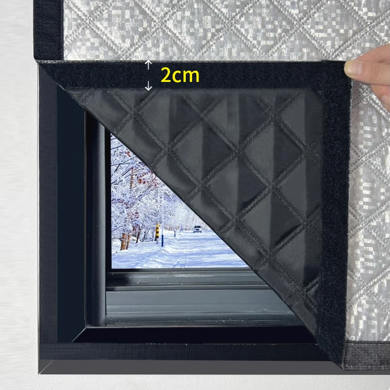 Winter warm curtains, insulated windproof sealed windows, cold proof and insulated, screen windows，Shading, sound insulation