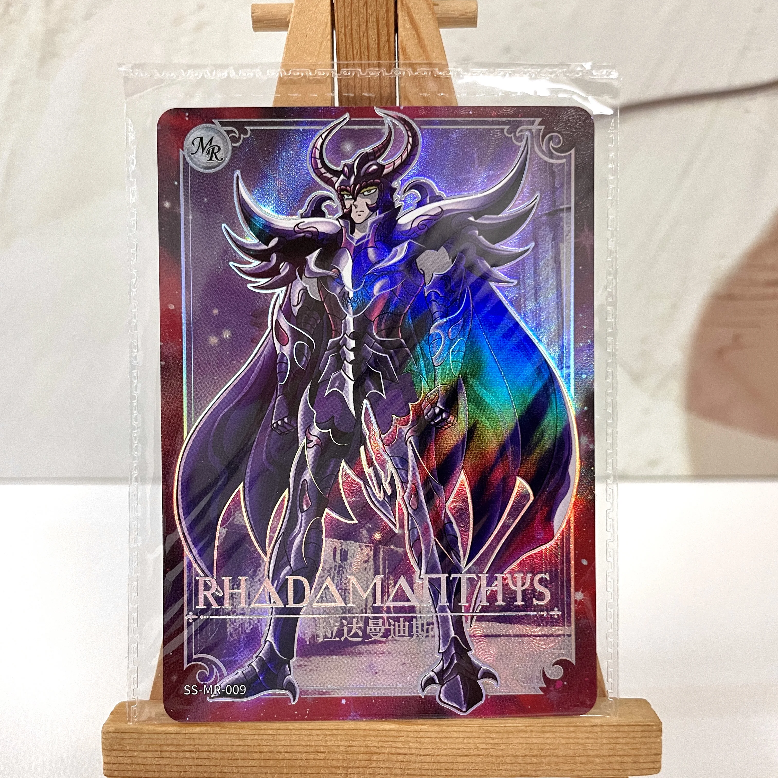 KAYOU Original Saint Seiya MR QR Single Card Rare Japanese Anime Collection Card Kids Toys Athena Pegasus Poseidon Kids Toy Gift