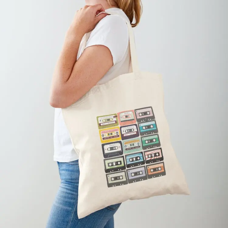 

Casette Tape Mixtape Retro product Tote Bag Women's beach bags ecological bags Big bag hand bag