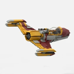 391PCS MOC Space Battle Starfighter MOD Model Building Blocks Technology Bricks DIY Creative Assemble Toys Gifts