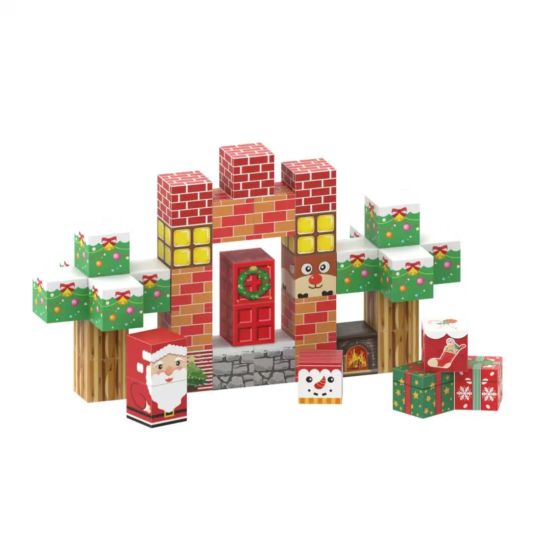 جديد اللبنات المغناطيسية الألغام المغناطيس العالم اللعب الجذعية مونتيسوري التراص مكعبات البناء مجموعة للأطفال هدية الكريسماس