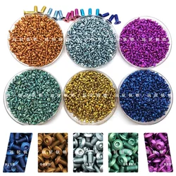 10 PCS Grey Golden Purple Green Blue M3x6mm TA2 GR2 Titanium Button Head Hex Allen Scoket Screw Bolts