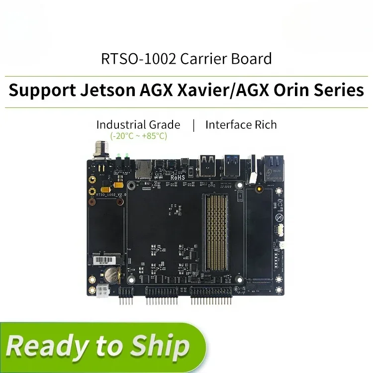 Placa portadora para NVIDIA Jetson AGX, placa de RTSO-1002 para NVIDIA Jetson AGX Orin, módulo Edge Computing Hot sales