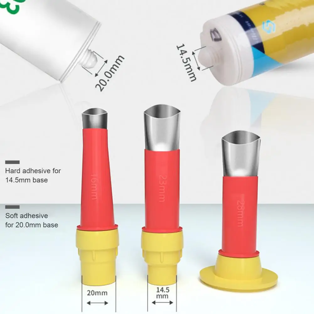 

Набор насадок Универсальный набор инструментов для резиновых насадок Прочный набор насадок для клея из нержавеющей стали с резиновым инструментом для универсального и точного применения