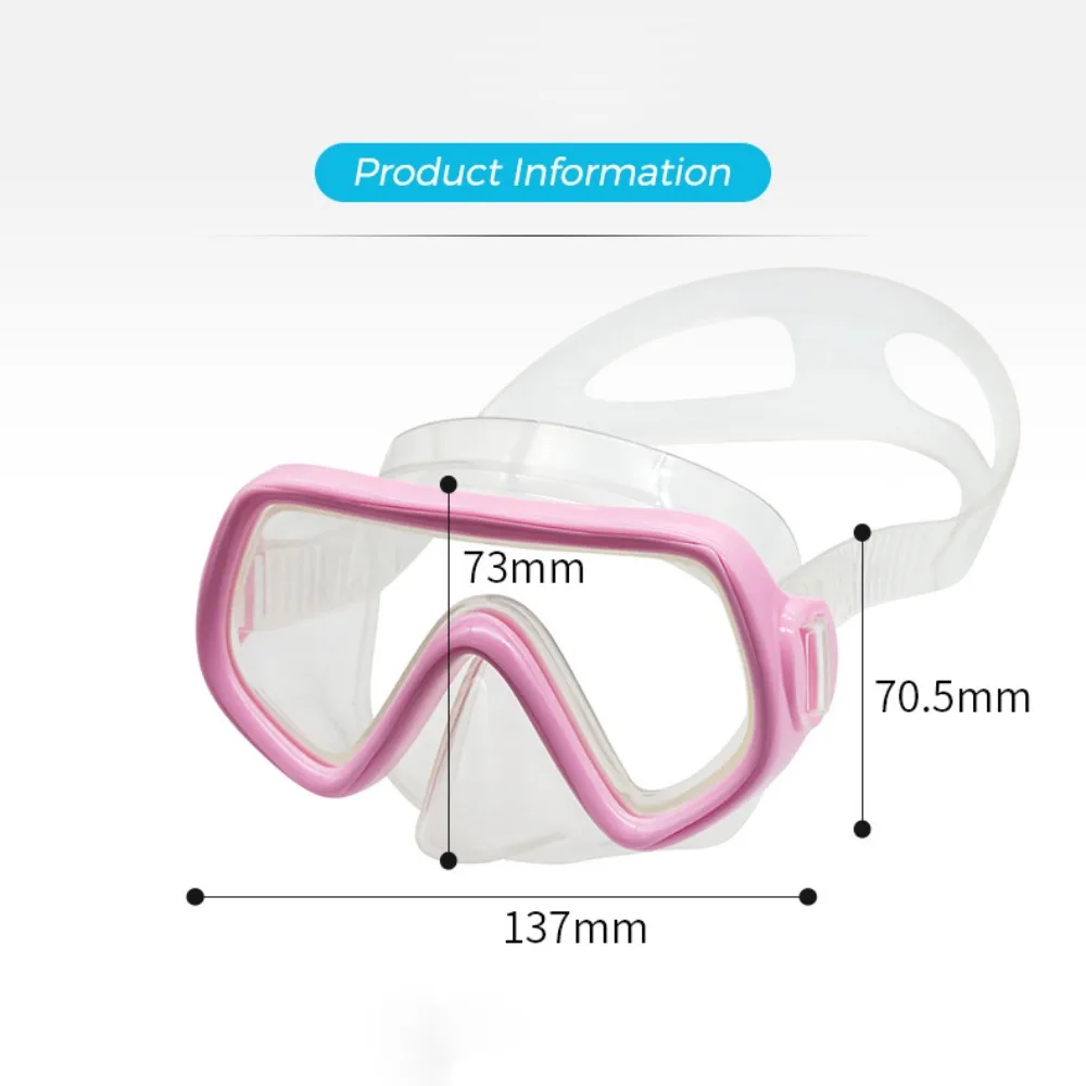 Lunettes de plongée anti-buée pour enfants, lunettes de natation étanches, protection antarctique, lentilles haute définition, masque de plongée en apnée, PC