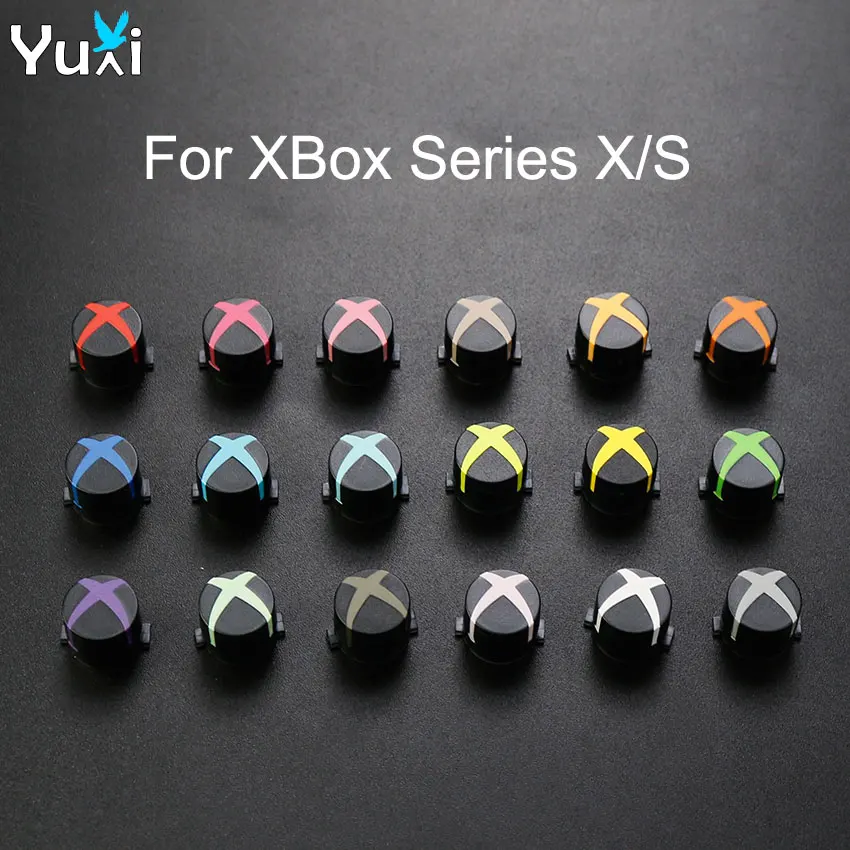 YuXi Replacement ABXY Key Buttons For Xbox Series X S Wireless Controller Power Switch Start Key Button