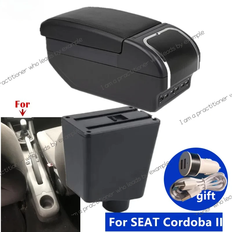 

For SEAT Cordoba II 2003 2004 2005 2006 2007 2008 2009 armrest storage box interior Dedicated Retrofit auto parts