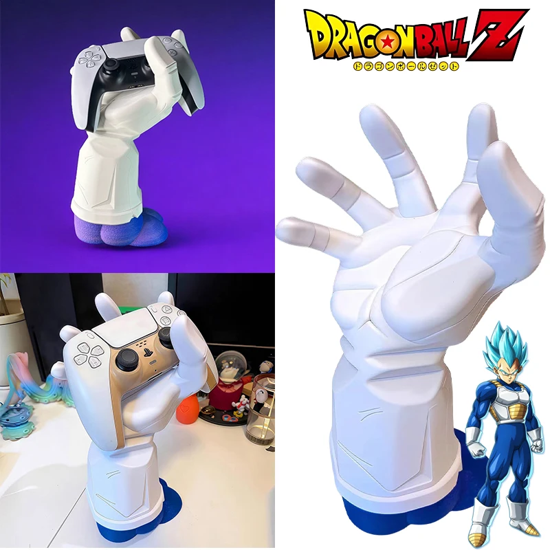 

Dragon Ball Z Vegeta Action Figure Gaming Controller Bracket for Sony Ps5 XBOX Gamepad Stand Desktop Ornaments Accessories Gift