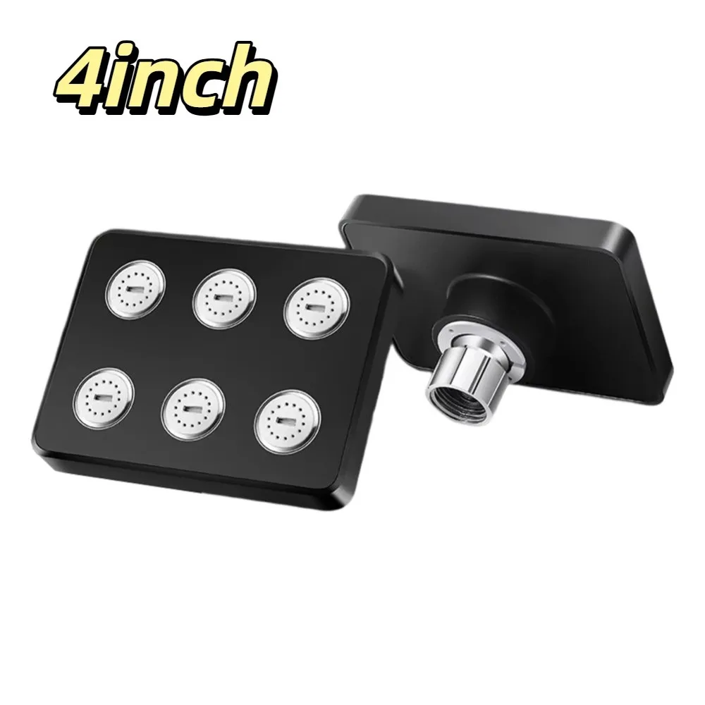 4inch/10inch Size Rain Shower Head Small Waist Design Anti-blocking Technology Universal Shower Head Water Flow Control