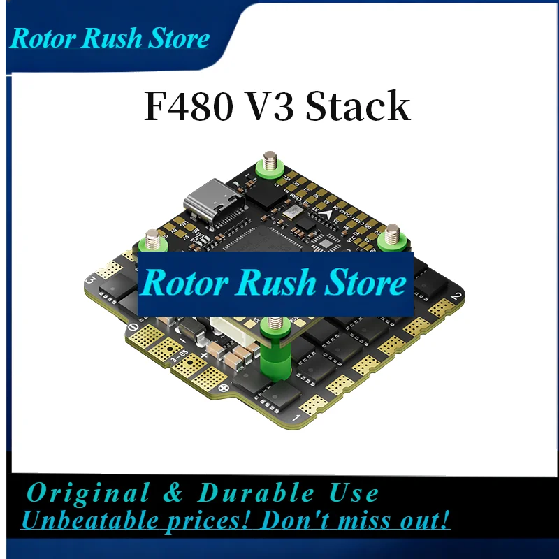RoRus30x30mm Aocoda-RC F480 V3 Stack F405 V3 3080 AM32 80A 4in1 ESC 3-8S Per FPV Freestyle