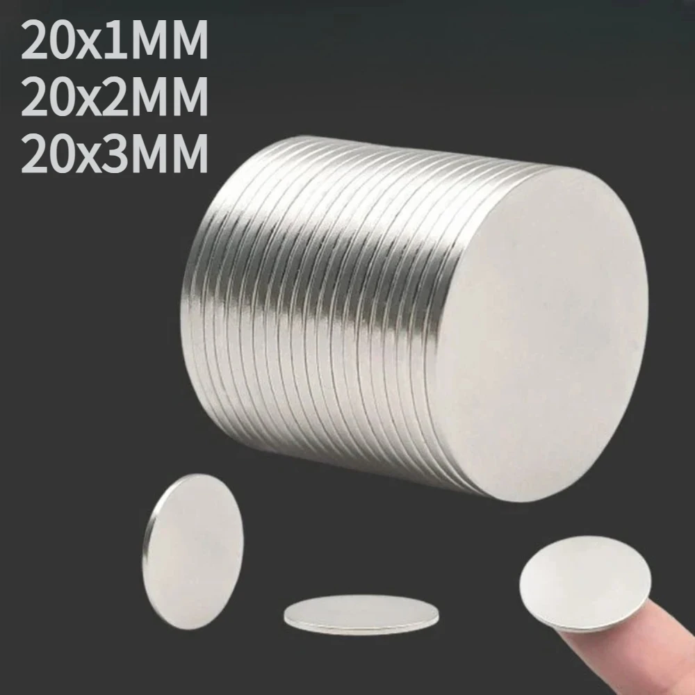 20x1/20x2/20x3MM Circle Magnet Round Magnet DIY Suitable for Refrigerators Kitchens WhiteboardsEtc with Various Specifications