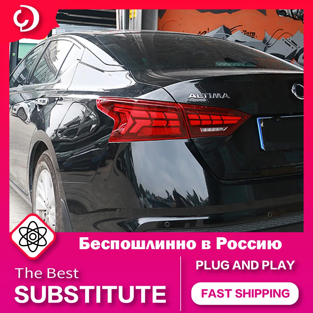 

AKD Car Styling Taillights for Nissan TEANA ALTIMA 2019-2021 LED Tail Light DRL Tail Lamp Turn Signal Rear Reverse Brake