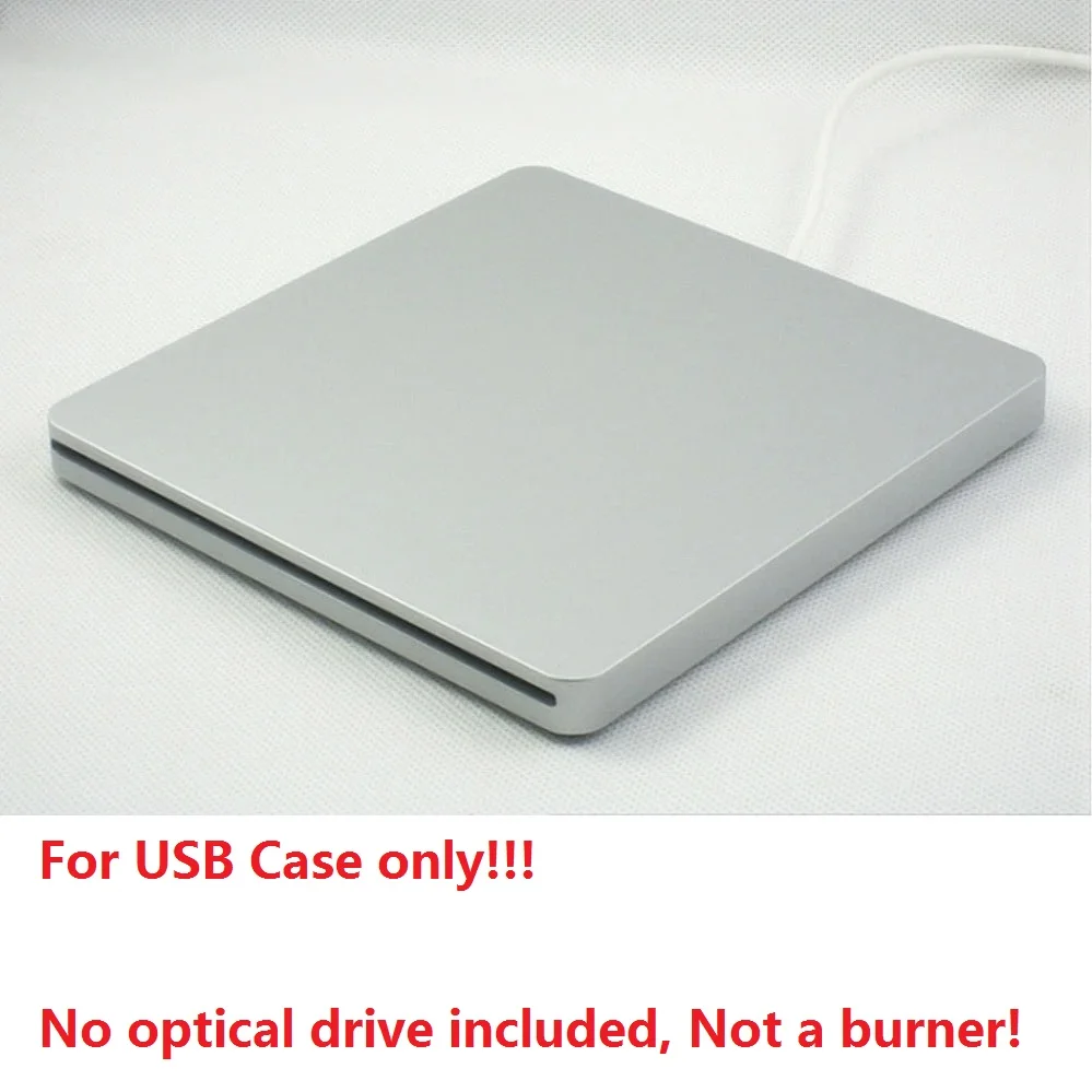 

NIGUDEYANG External USB Enclosure Case for Mac Bookpro iMac Slot-in IDE 9.5mm 12.7mm Optical Drive Superdrive ODD