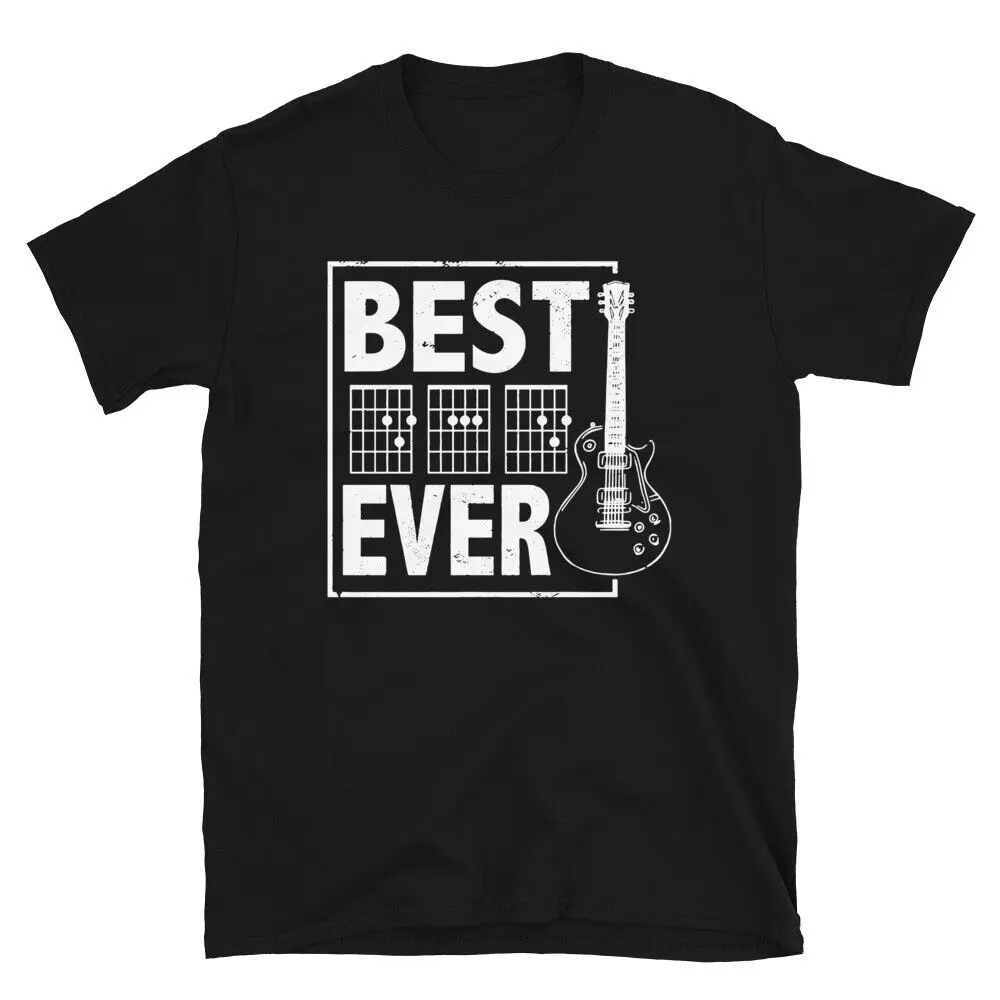 Best Dad Ever Musician Guitar Music Gift Father Birthday T-Shirt