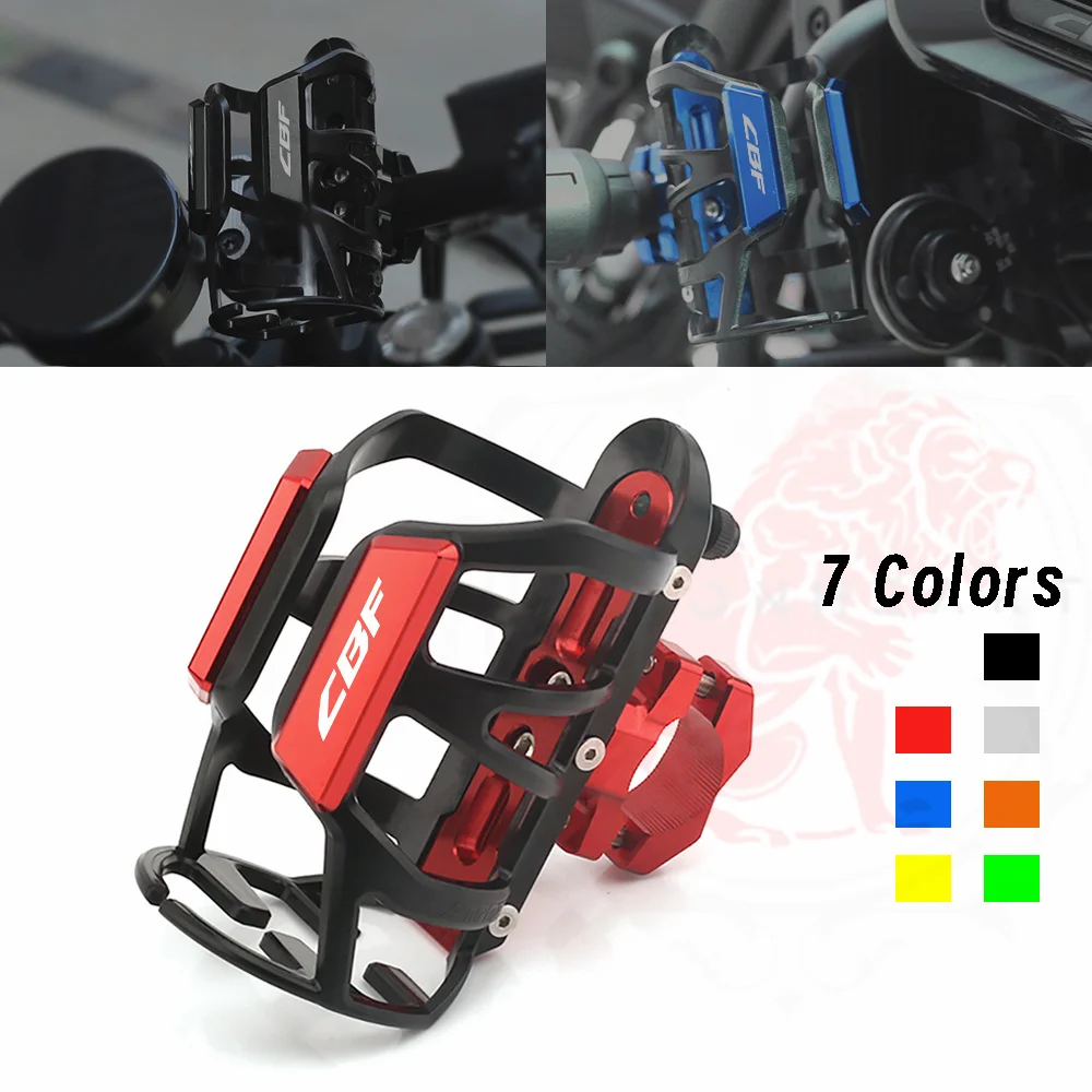 For Honda CBF 125 150 250 500 600 600s CBR 125R 600 650F CBF1000 Beverage Water Bottle Drink Cup Holder Motorcycle Accessories