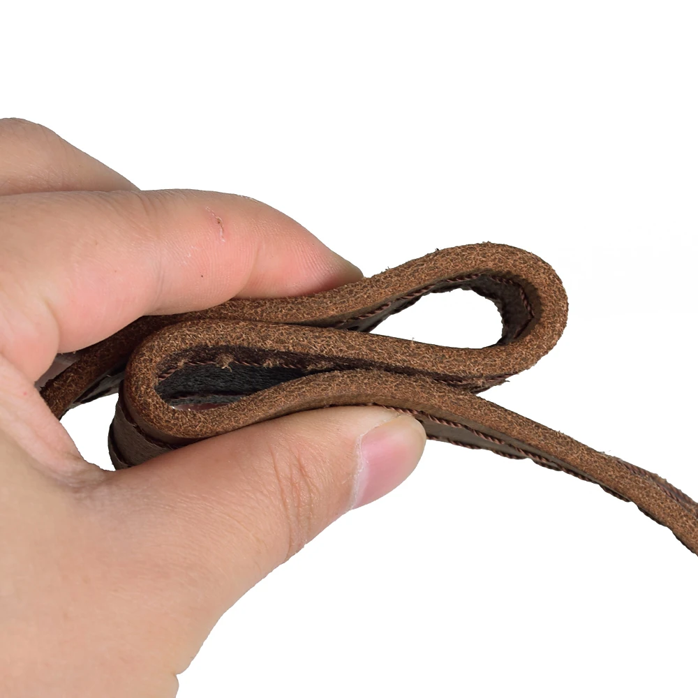 1.25/1.35 inch Tactical Genuine Leather Sling Strap for Ruger Remington 870 Adjustable Shoulder Strap Sling Hunting Accessories view 6
