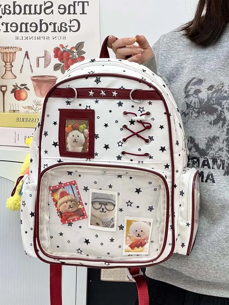 Kawaii Starry Harajuku Pastel Ita Backpack