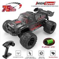 KF18 4WD 1:14 RC Car Off-Road Racing High Speed Brushless Motor 2.4G Remote Control Cars Truck 75km/H Truck With LED Light Toys