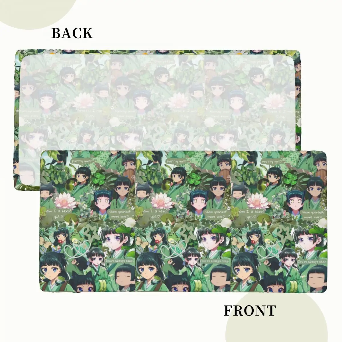 The Apothecary Diaries Maomao Customized Rectangular Tablecloth Waterproof Table Cover for Festival Decorations Table Cloth