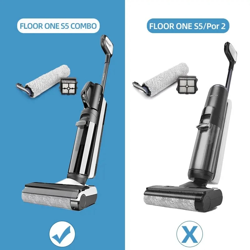 Для Tineco Floor ONE S5 Combo беспроводной пылесос для влажной и сухой уборки, аксессуары, сменная щетка, валик и запасные части для фильтра HEPA