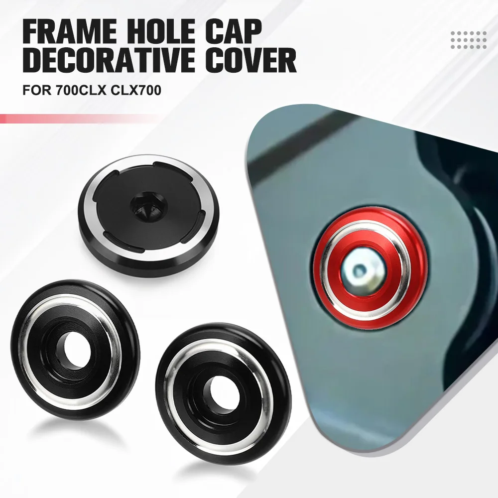 

For Cfmoto 700CLX Motorcycle Frame Hole Cover Shields the motorcycle frame from external damage such as scratches 700 CLX CL-X