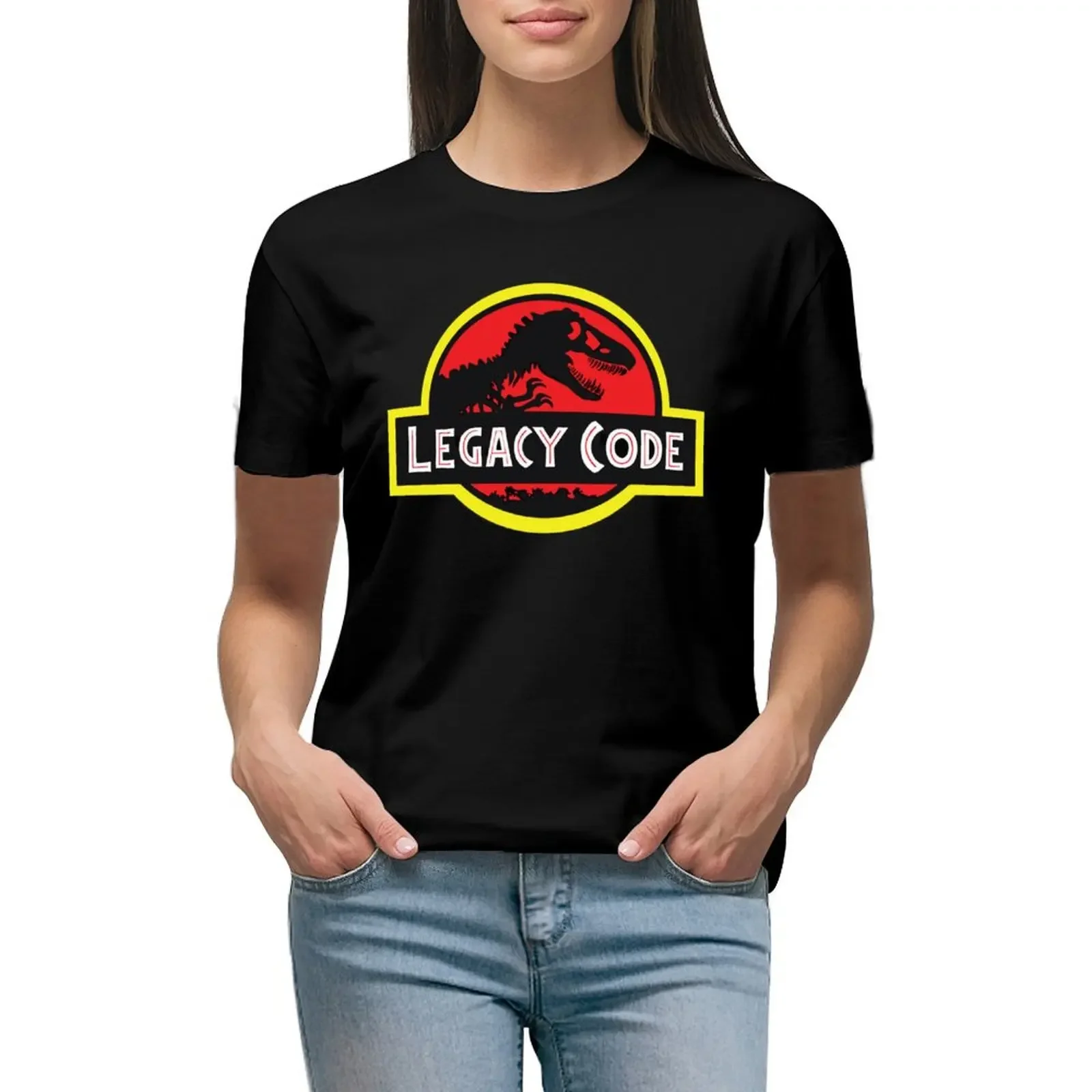 Legacy Code T-Shirt funnys korean fashion heavyweights oversized t-shirts for Women pack