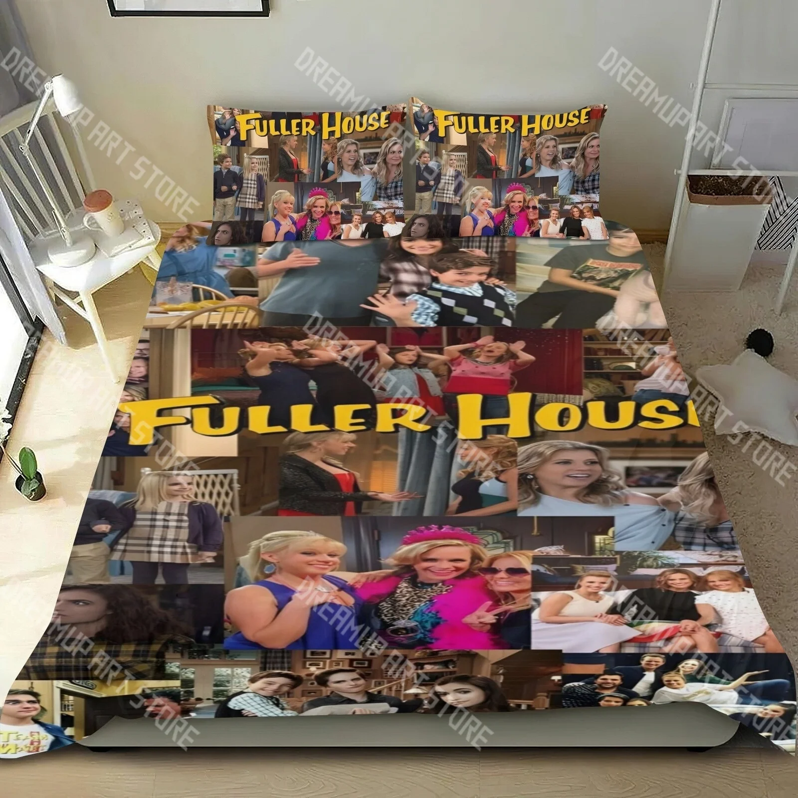 3D Print Fuller House Cartoon TV Bedding Set Twin Queen King Full Size Duvet Cover Pillowcase Bed boys girls Adult Home Textiles