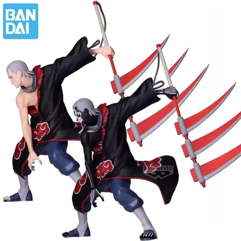 

Bandai Original NARUTO VIBRATION STARS VS Hidan Sasori Anime Action Figures Toys for Kids Gifts Collectible Model Ornaments