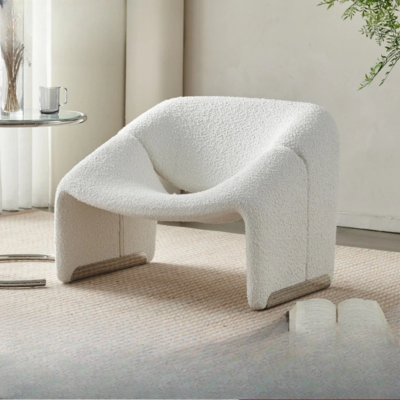 

Italian Minimalist Designer Furniture Sofa Chair Living Room Clothing Store Beauty Salon Reception Rest Area Leisure Chair