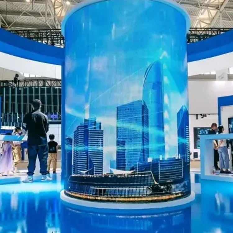 Indoor Circular Curved Soft Absen Round Circle Led Display Flexible Led Screen