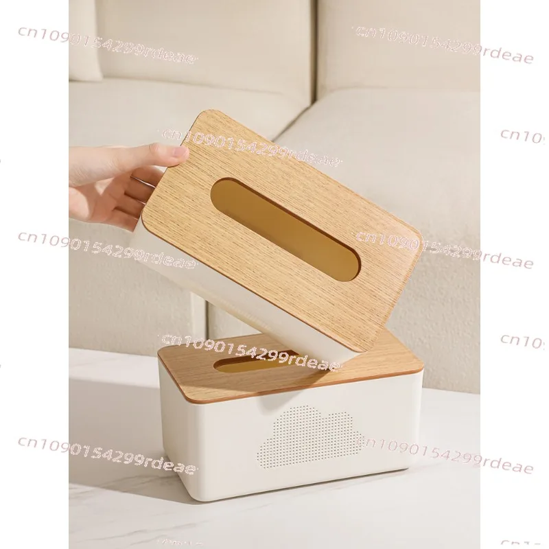 

Home Coffee Table Tissue Box Creative Desktop Napkin Storage Case for Living Room