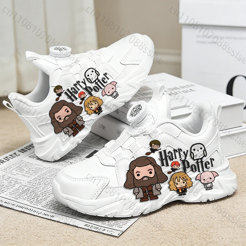 Zapatillas Deportivas Casuales de Moda para Niños y Niñas, Estudiantes y Adolescentes, con Estampado de Harry Potter, Ligeras, Antideslizantes y Fáciles de Poner