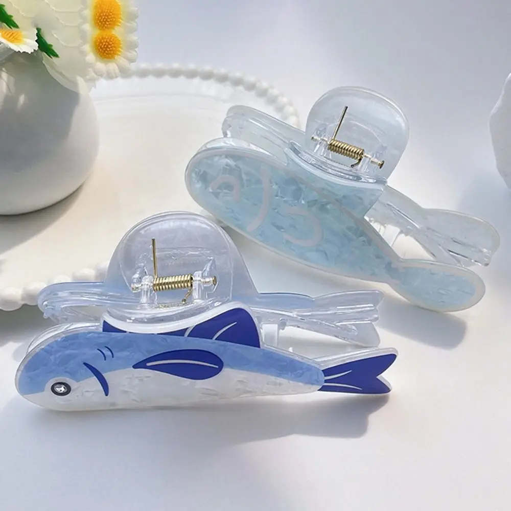 لطيف السردين مشبك شعر كليب عدم الانزلاق خفيفة الوزن دبوس الشعر الكرتون تصميم بسيط مشابك الشعر إكسسوارات فتيات #2