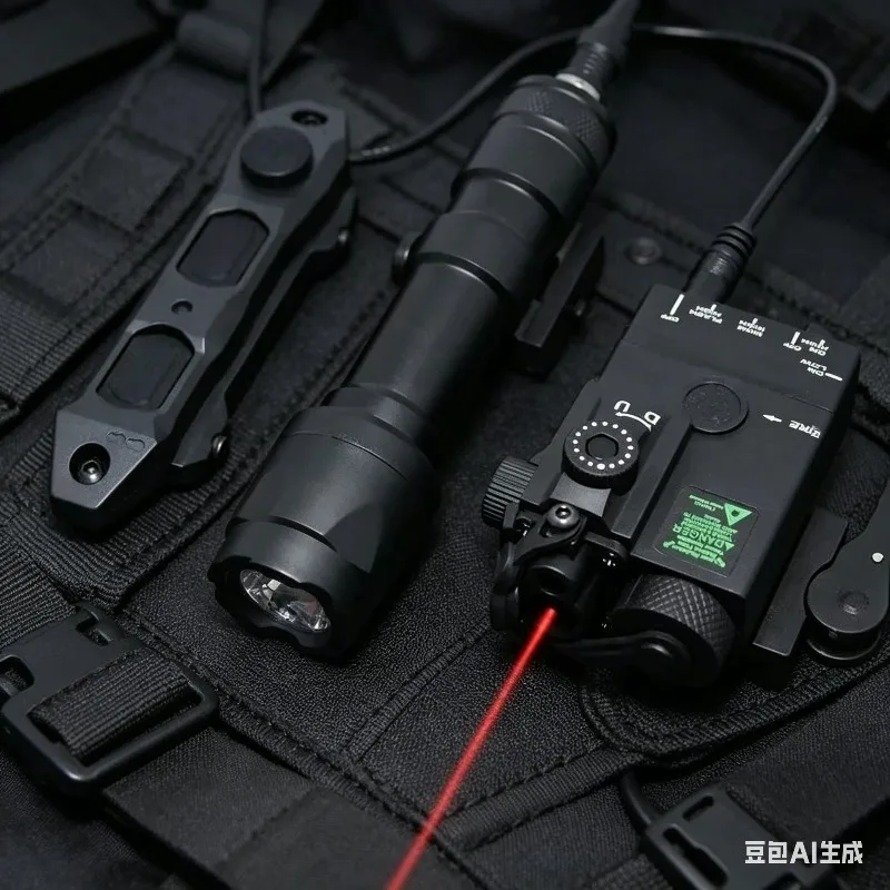 

MINI-A2 Tactical Laser Light Combo Green Red Dot Sight 20mm Weaver Rail Mount For Outdoor Training Model Parts Fit M300 M600