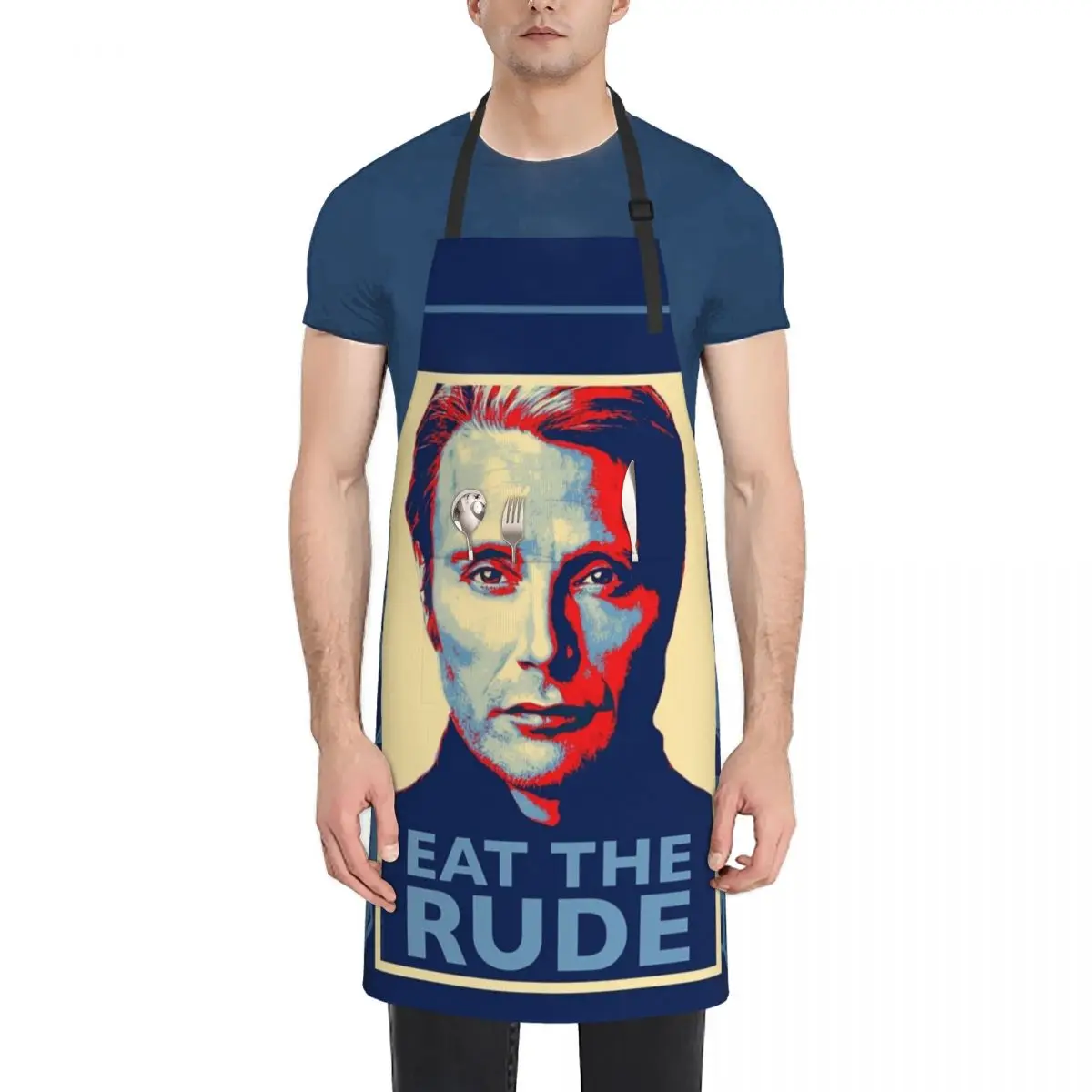 

Eat The Rude Apron Custom chefs Home Cleaning Kitchen Apras For Women Apron