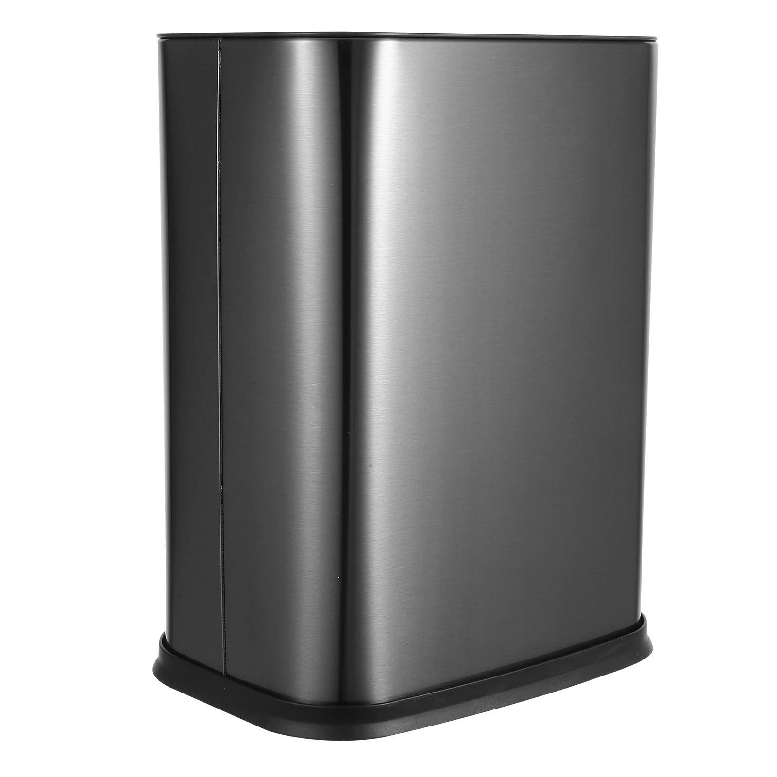 

Stainless Steel Trash Can Kitchen Bathroom Waste Bin Household Garbage Container Easy Clean Modern Design Slim Bucket
