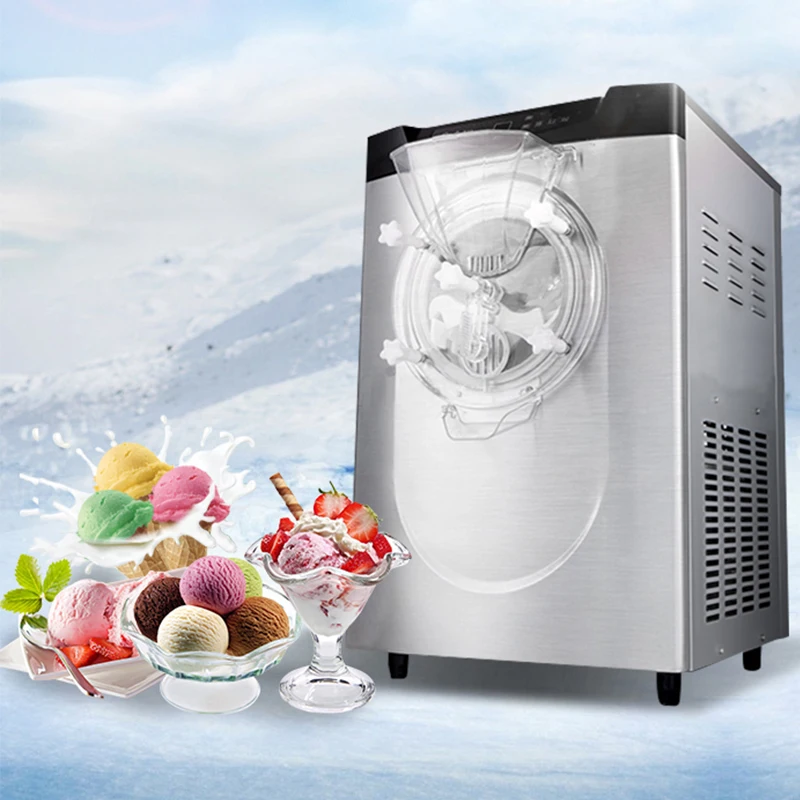 Electric Ice Cream Machine Commercial Hard Ice Cream Making Equipment Gelato Maker For Bars Cafes