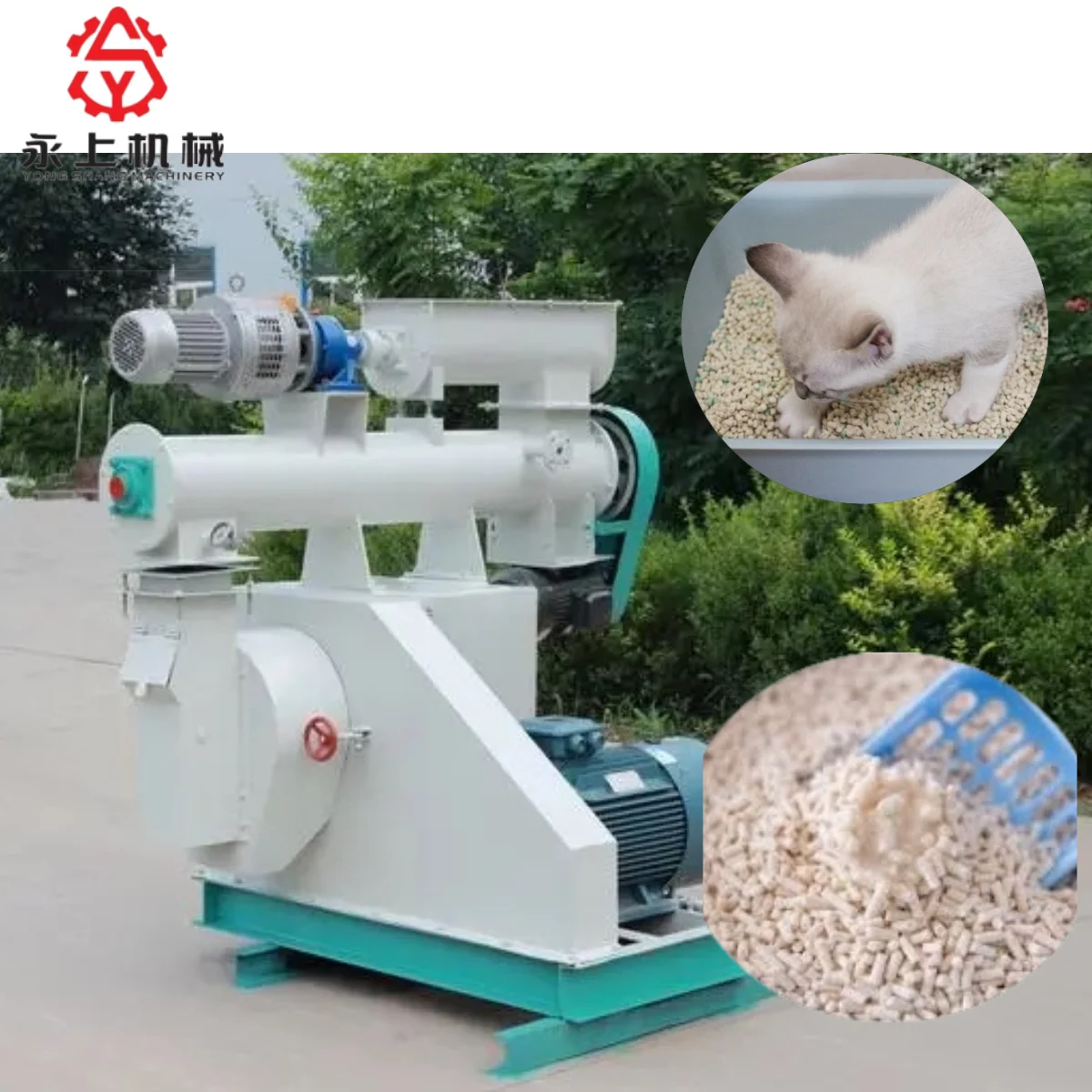 High quality ring mold granulator for cat granulator bentonite organic fertilizer cat machine