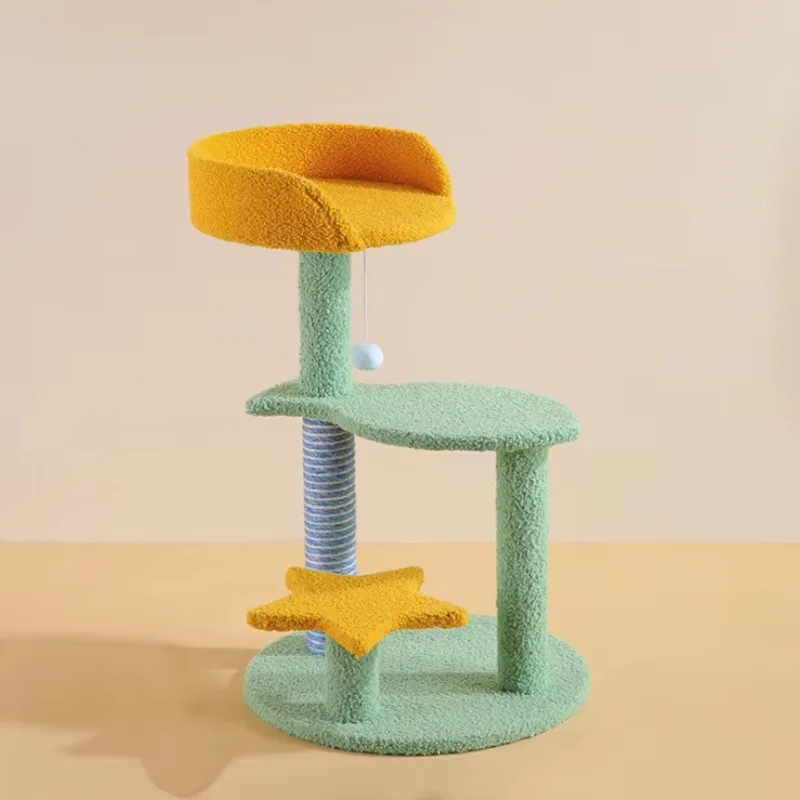 

2025 International Station Hot Selling Exclusive Design Cat Toy Small Cat Tree