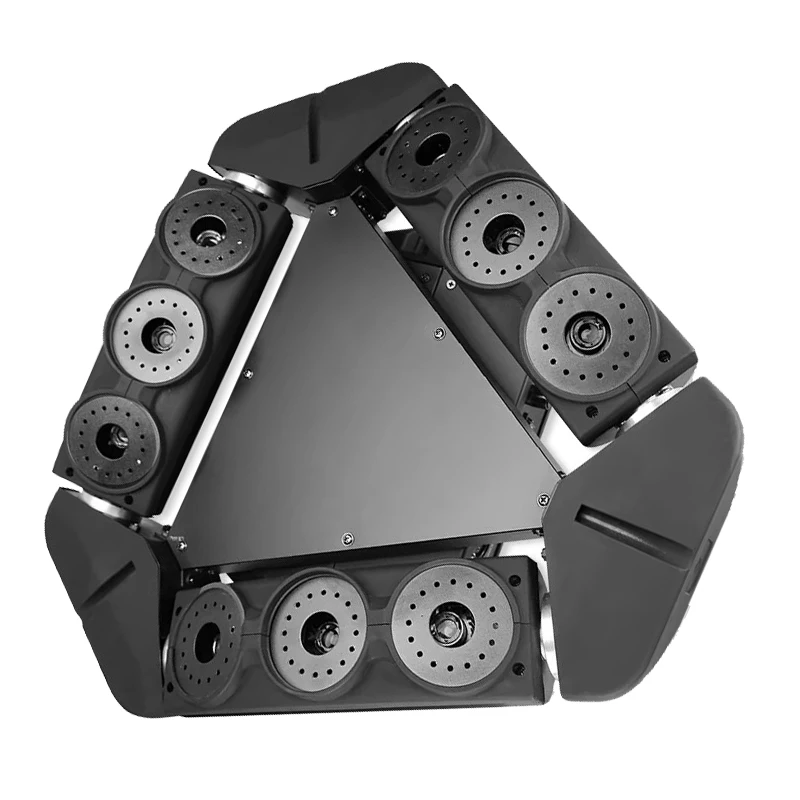 تصميم جديد جودة عالية 16CH RGB العنكبوت ضوء DMX512 9 عيون العنكبوت تتحرك رئيس أضواء الليزر ل DJ ديسكو بار تظهر المرحلة الإضاءة