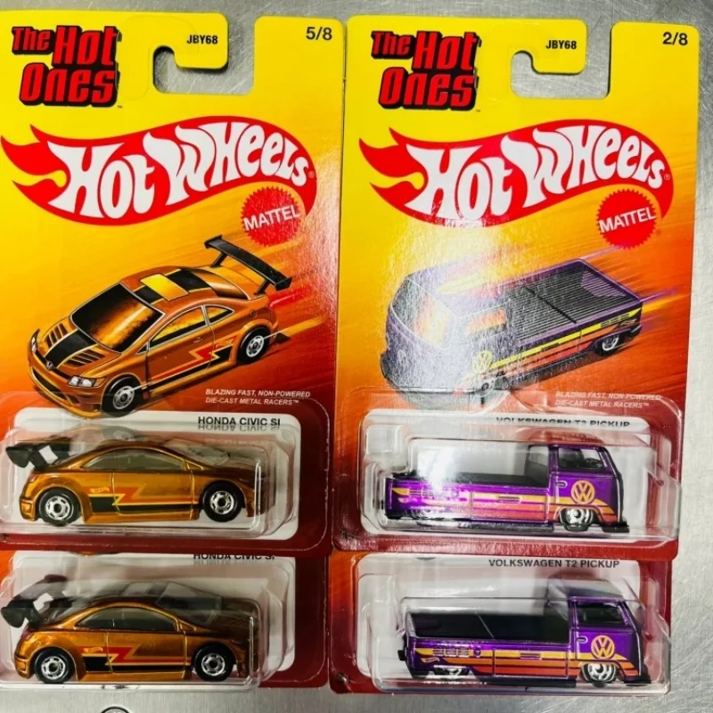 

Подлинные Hot Wheels JBY68 The Hot Ones Serise Die Cast Alloy Car Volkswagen T2 BMW M1 Porsche 917, коллекция игрушечных автомобилей, модель