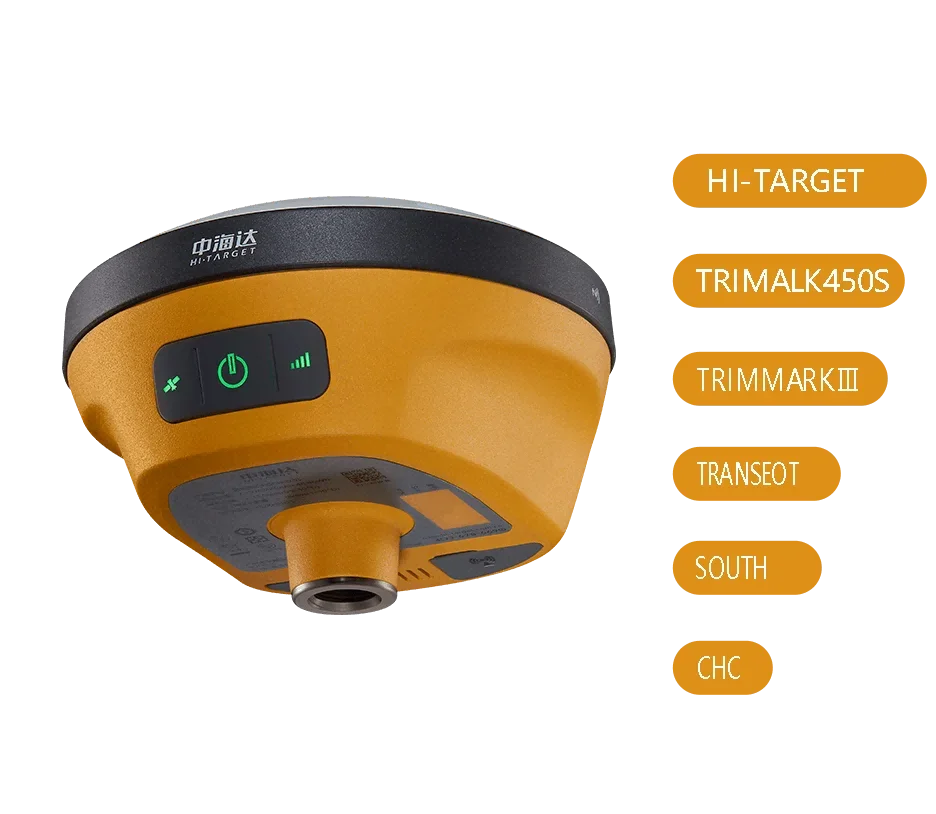 2024 New Hi-Target High efficiency new 9-axis V200 Rover IMU IMU GNSS RTK Receiver GPS Surveying Device
