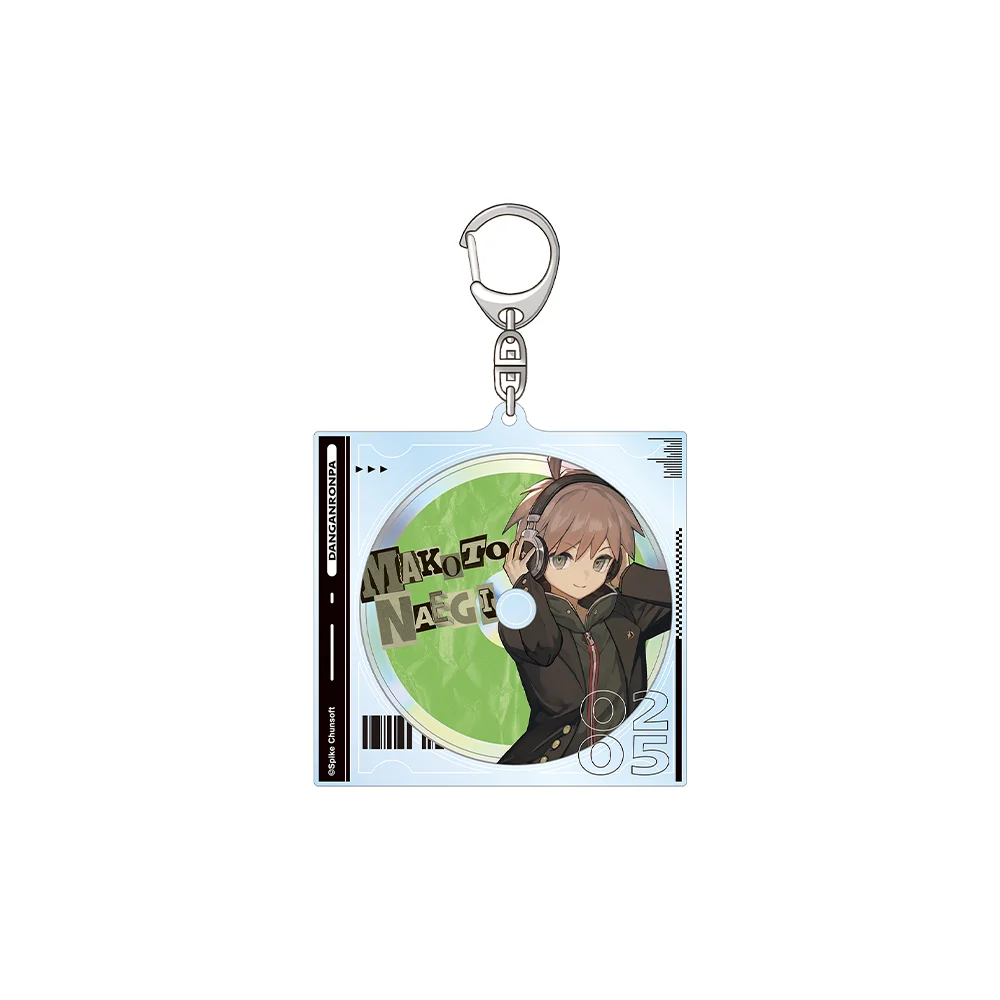 Danganronpa Makoto Naegi Sayaka Maizono Kyoko Kirigiri Junko Enoshima Nagito Komaeda HD Acrylic Keychain Bag pendant anime goods