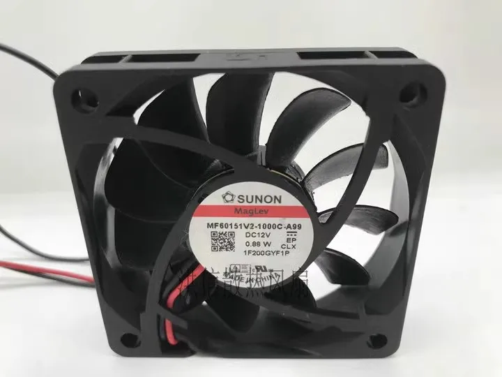 Free shipping original MF60151V2-1000C-A99 DC12V 0.88W magnetic levitation silent cooling fan