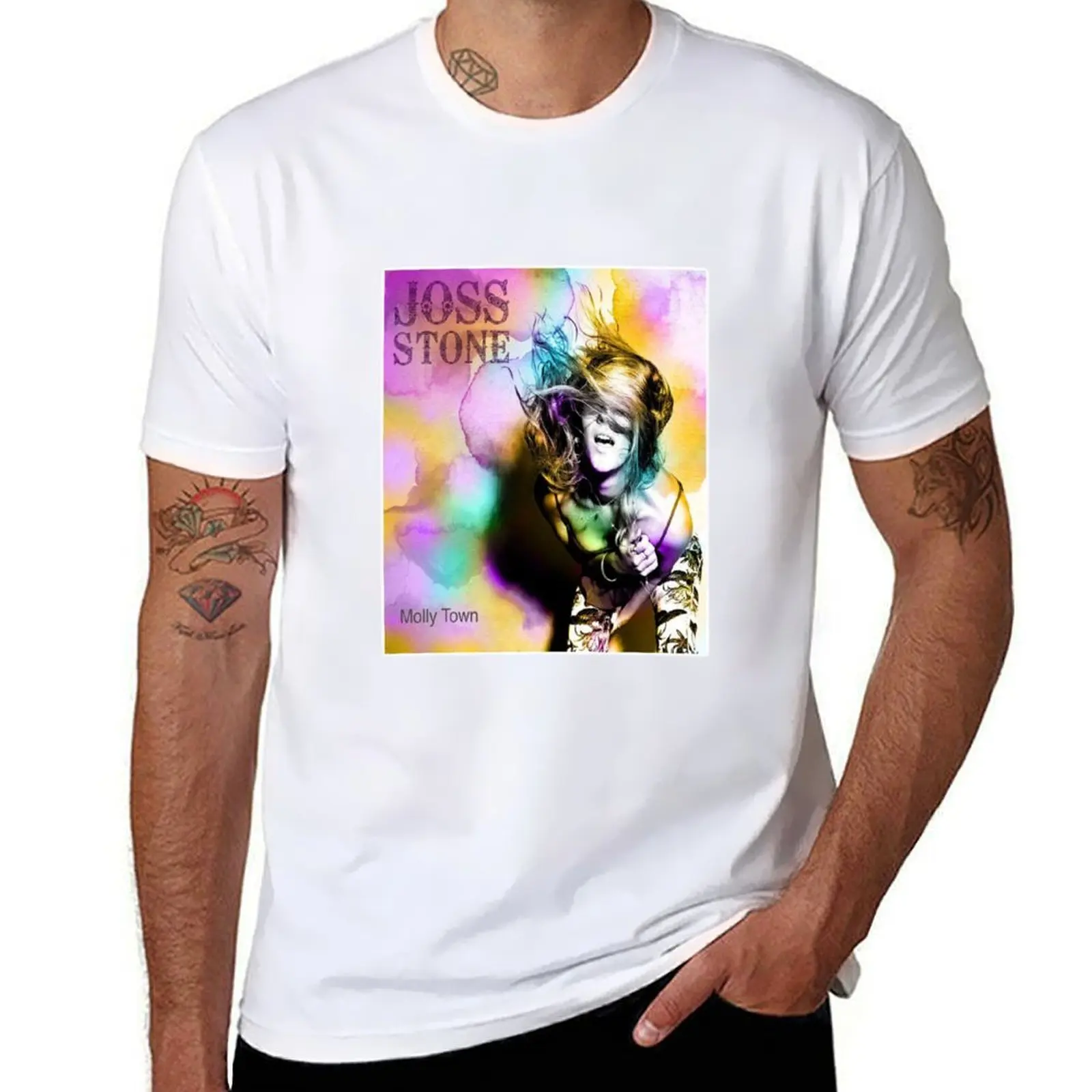 

Joss Stone art 2023 T-Shirt man t shirts cotton printed t shirts for man T-Shirt