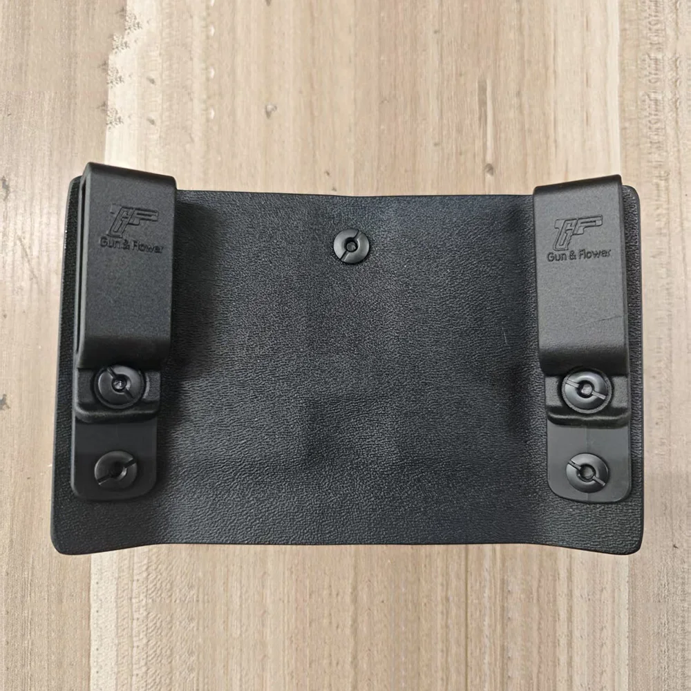 Gunflower Tactical Kydex Double Stack Magazine Holster 9mm 0.4S&W Pistol Mag Pouches Carrier