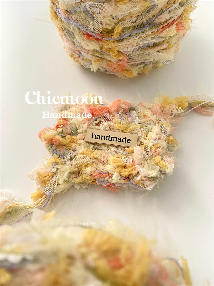 

[Chicmoon] Summer Bingo | DIY Features Hand-mixed Wool Balls, Crocheted Bag Card Sleeves