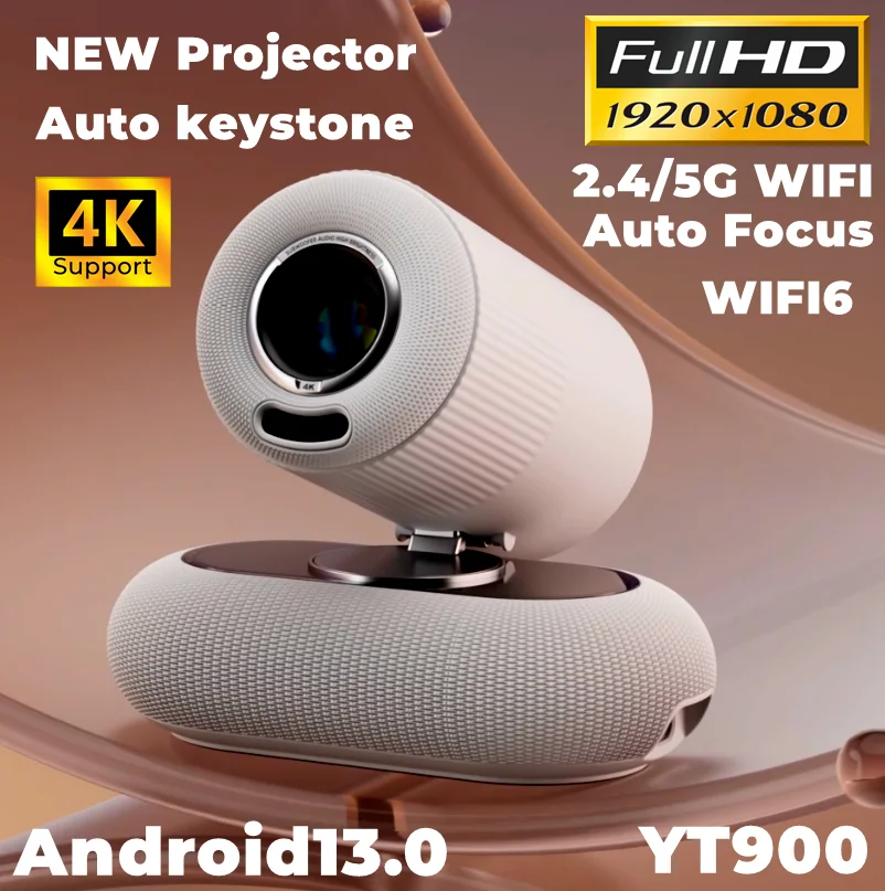 Home Cinema Karaoke Projector - Projetor Portátil Inteligente Android 1080P YT900