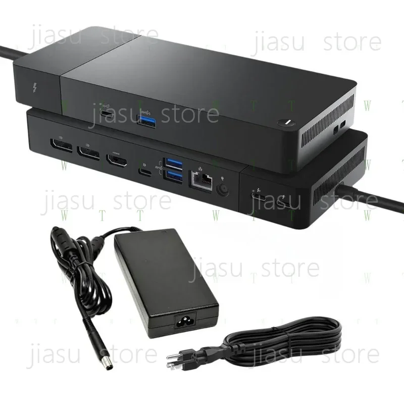 Docking Station Compatible with WD22TB4, Universal Dock with 180W AC Power Adapter Laptop Expansion Hub