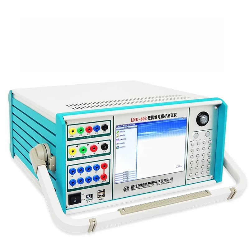 

LND-802 three-phase relay protection tester, relay protection calibrator